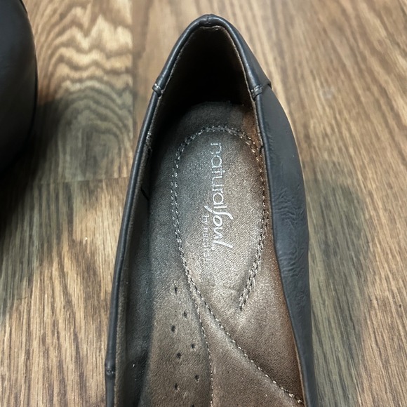 Elena Gilbert Core Natural Soul by Naturalizer Elle Dark Grey Wedge Pumps Y2K - Picture 3 of 5